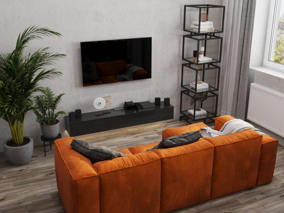 Современный лофт с нотками терракота