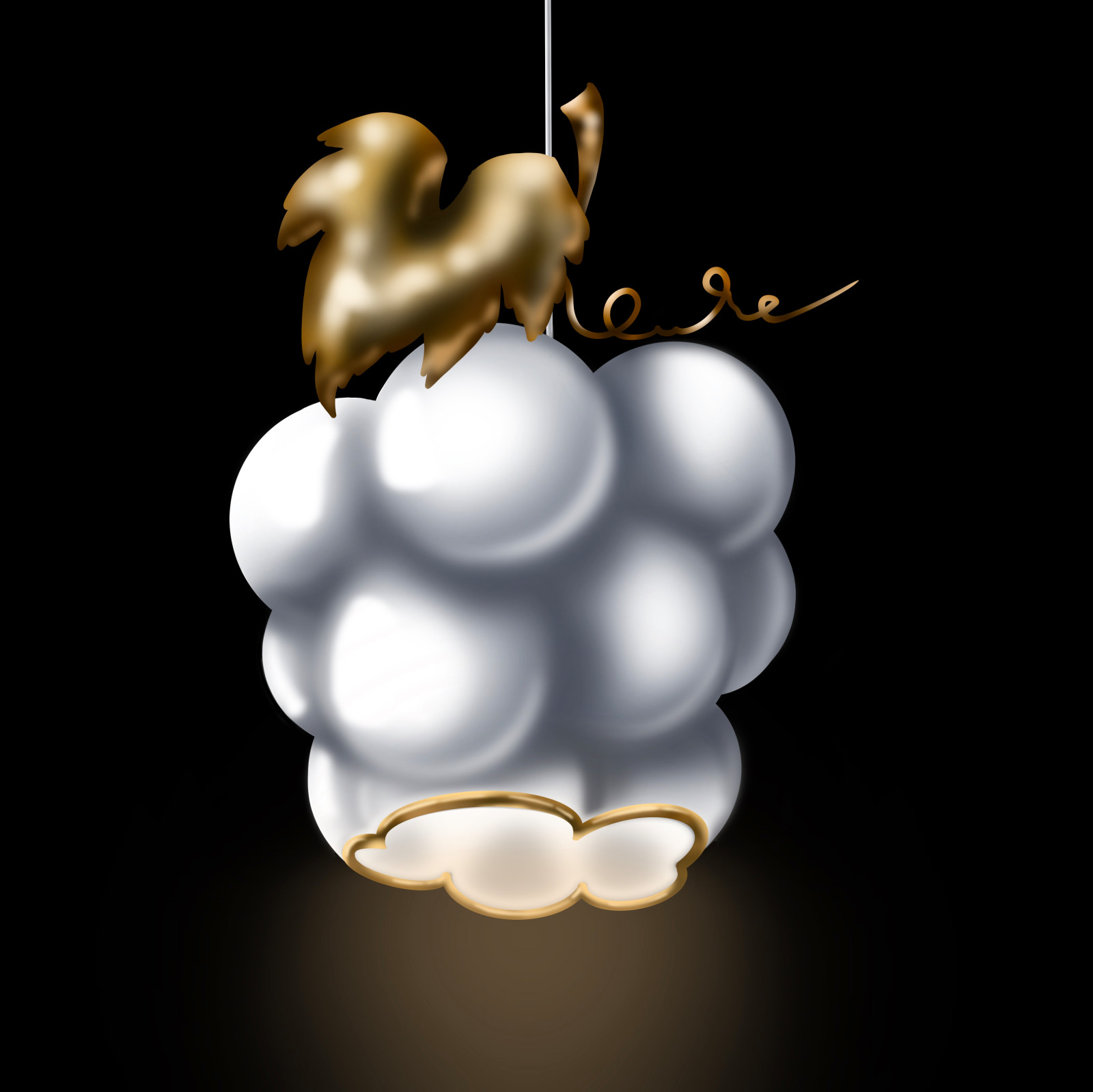 Концепция коллекции подвесных фарфоровых светильников