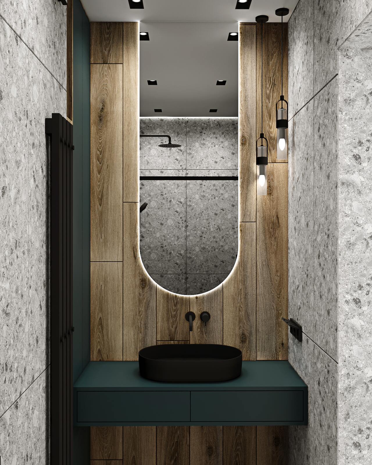 Дизайн Стильной Двухкомнатной Квартиры 74 м2 в жк Время в Москве