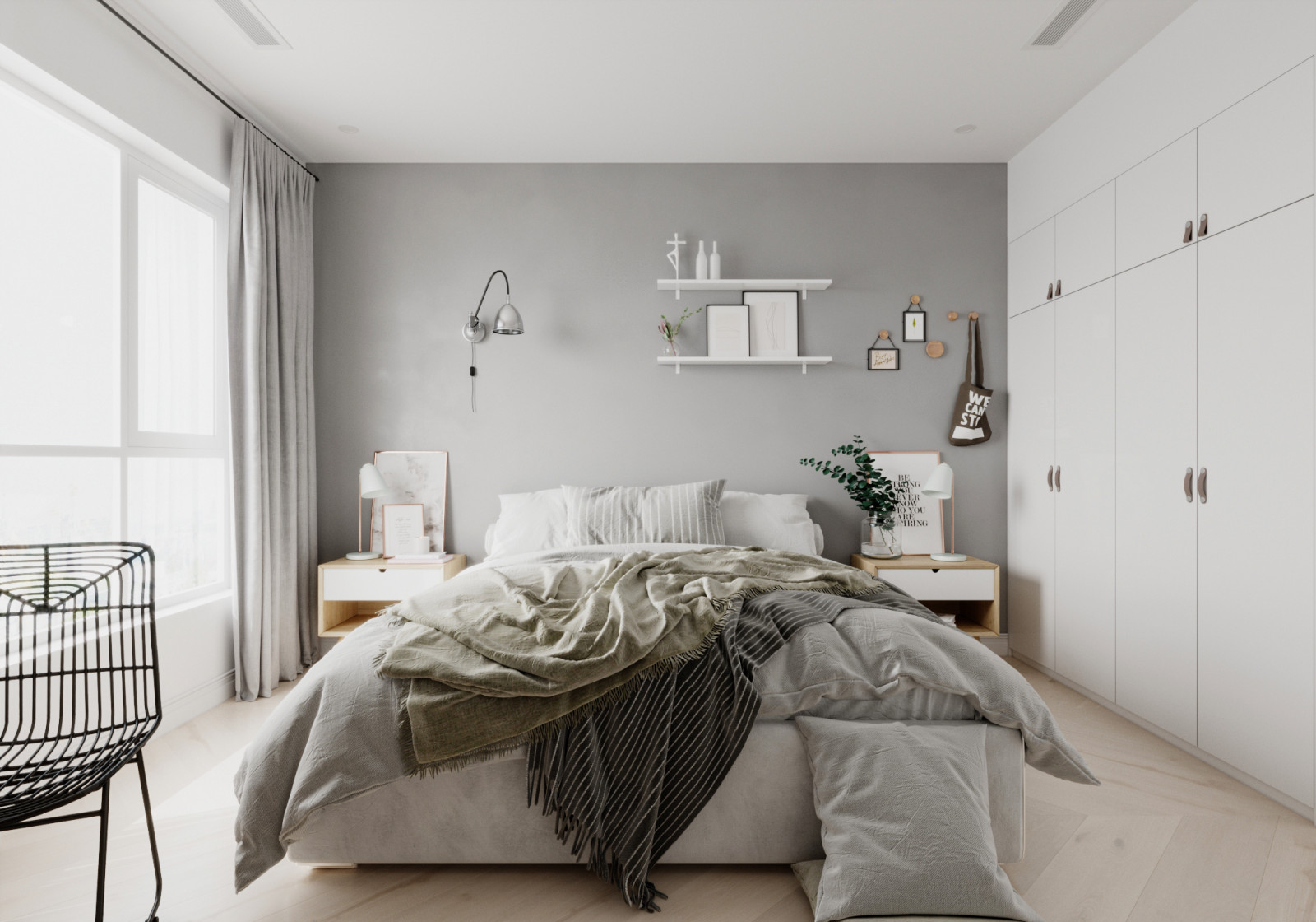 Трехкомнатная квартира в скандинавском стиле