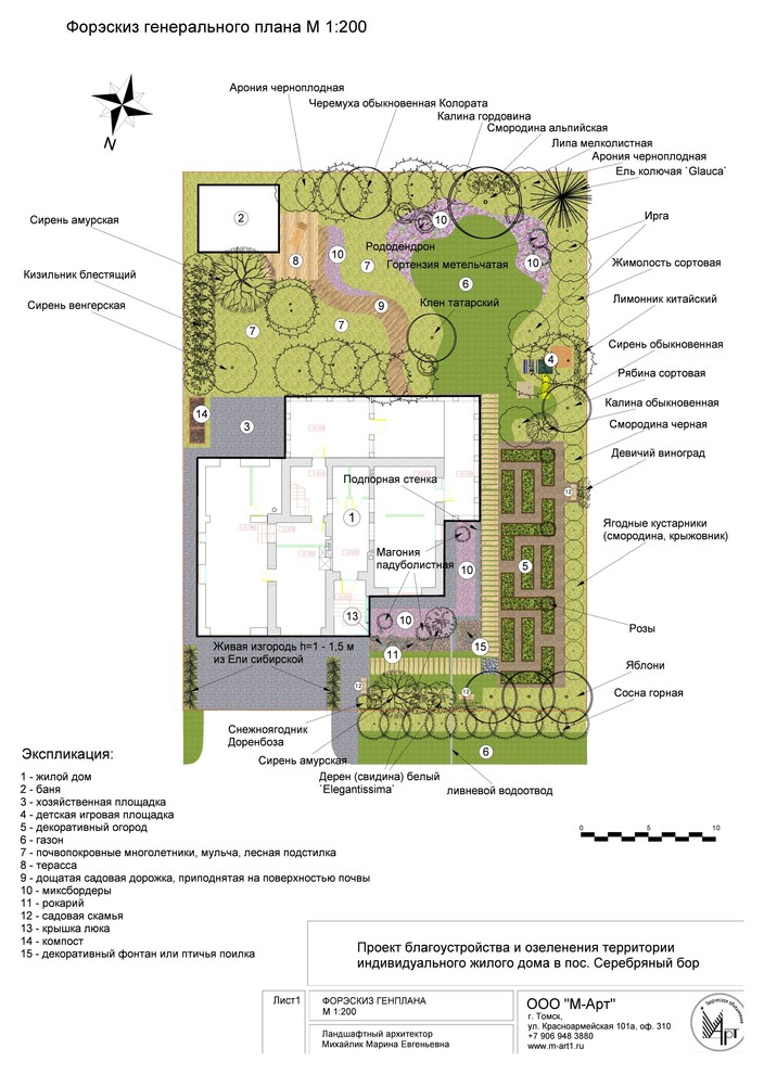 Ландшафтное проектирование. Форэскизы