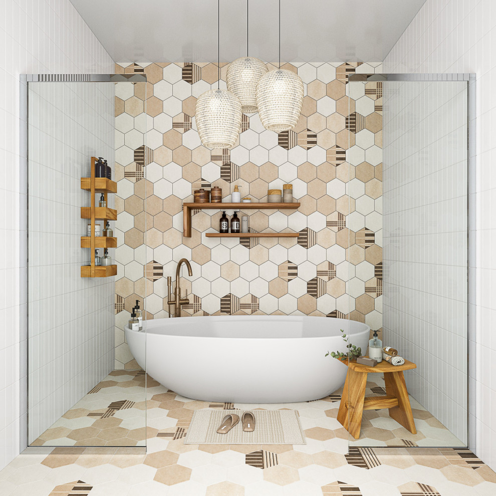 Ванная в стиле джапанди