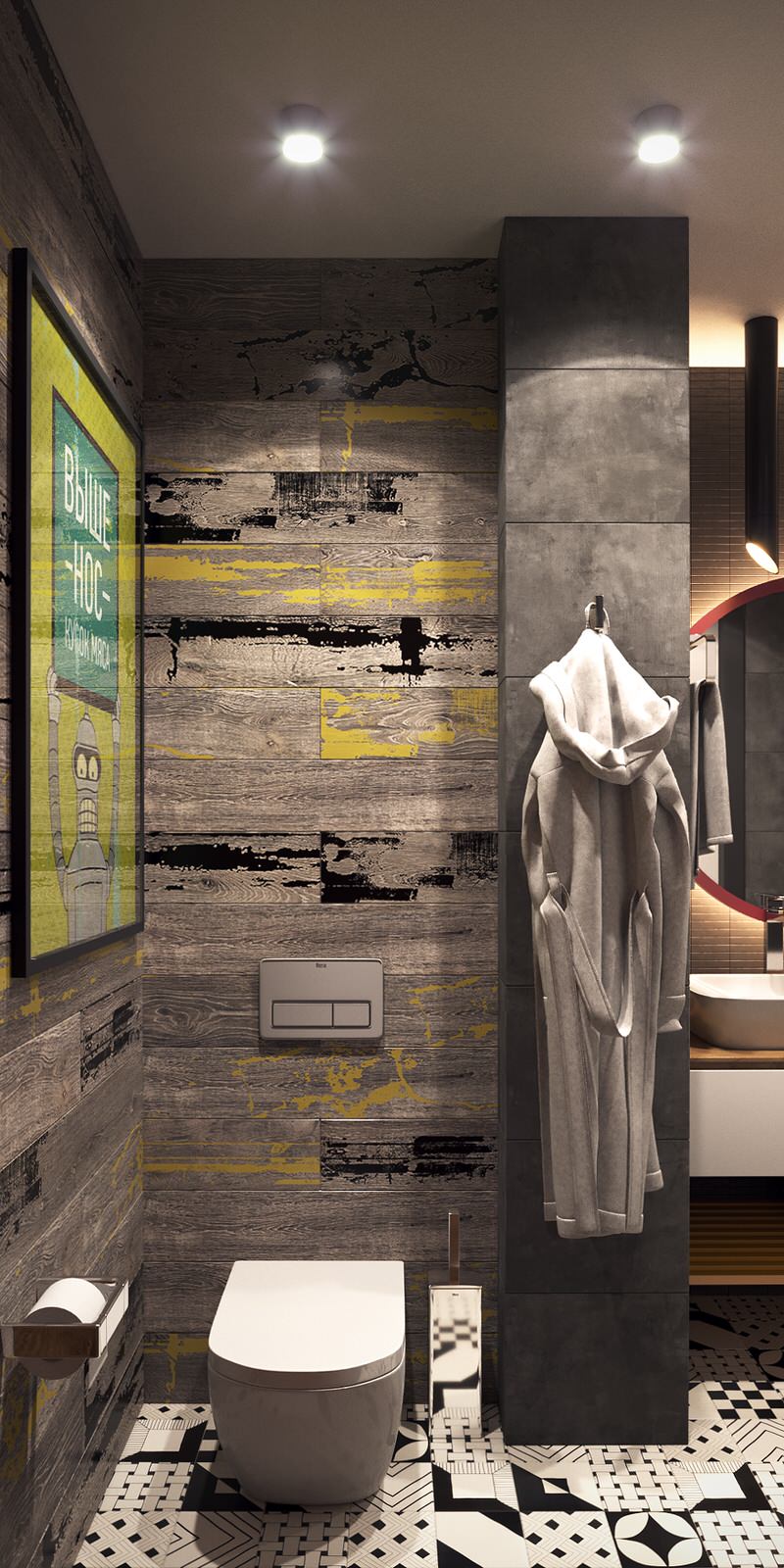 Дизайн проект 2-х комнатной  квартиры