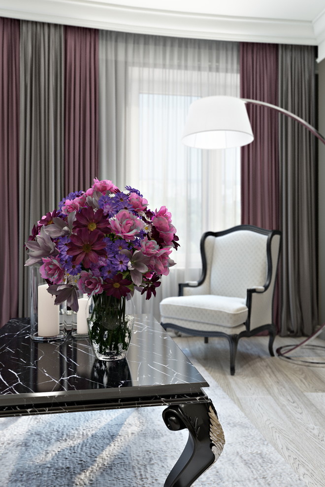 The apartment in a residential complex English Square in Moscow