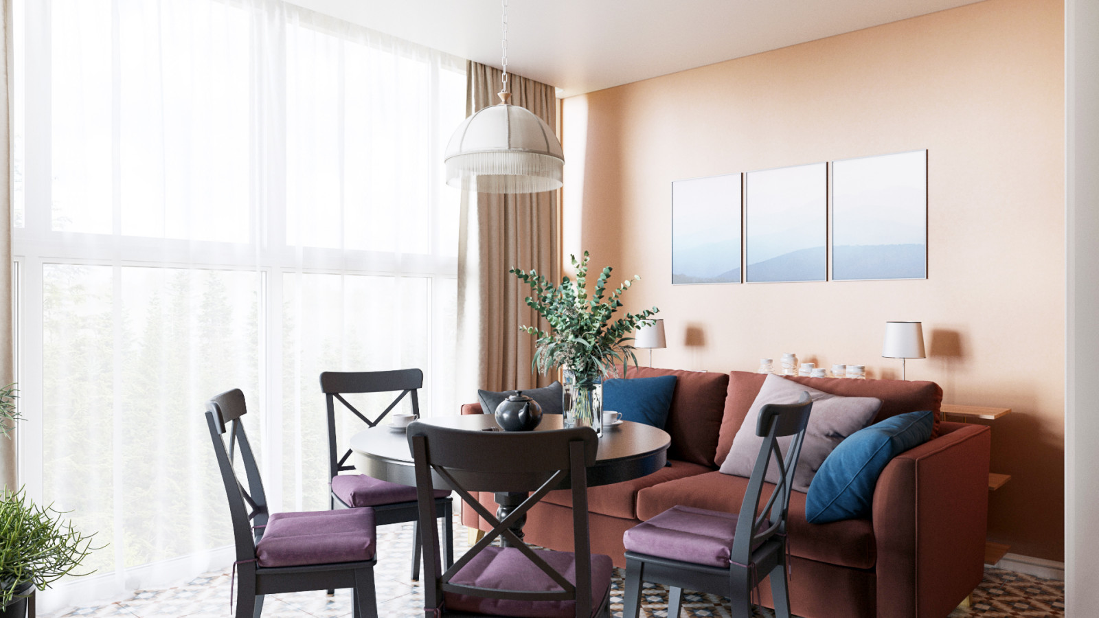 Обложка проекта: Квартира в Воронеже, 45м2