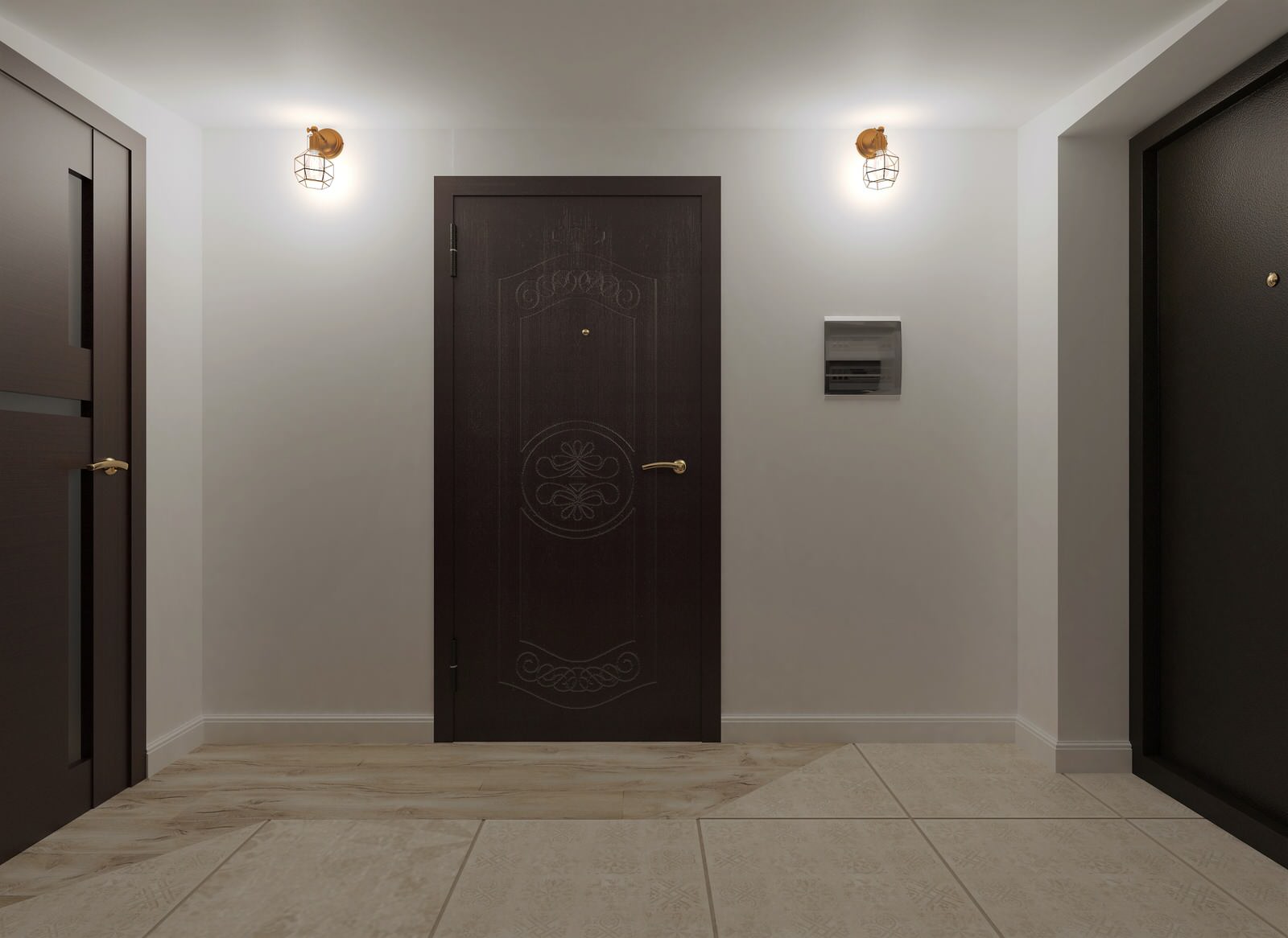 Обложка проекта: Дизайн интерьера предбанника и тамбура.