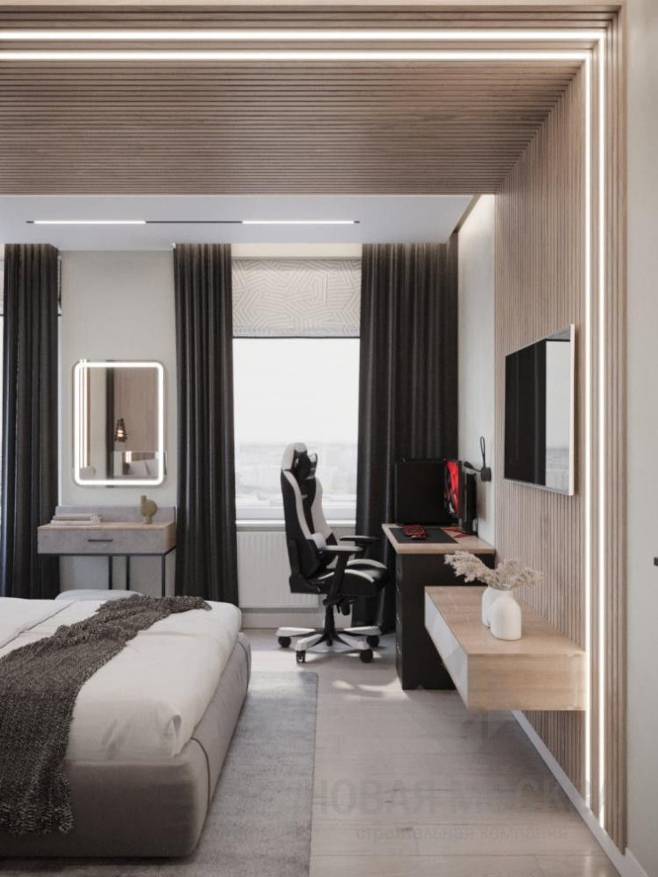 Дизайн-проект 2-комнатной квартиры 55 кв.м. в ЖК «Новая звезда»