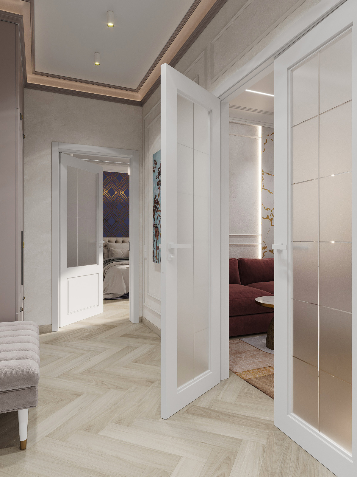 Дизайн двухкомнатной квартиры на Спортивной