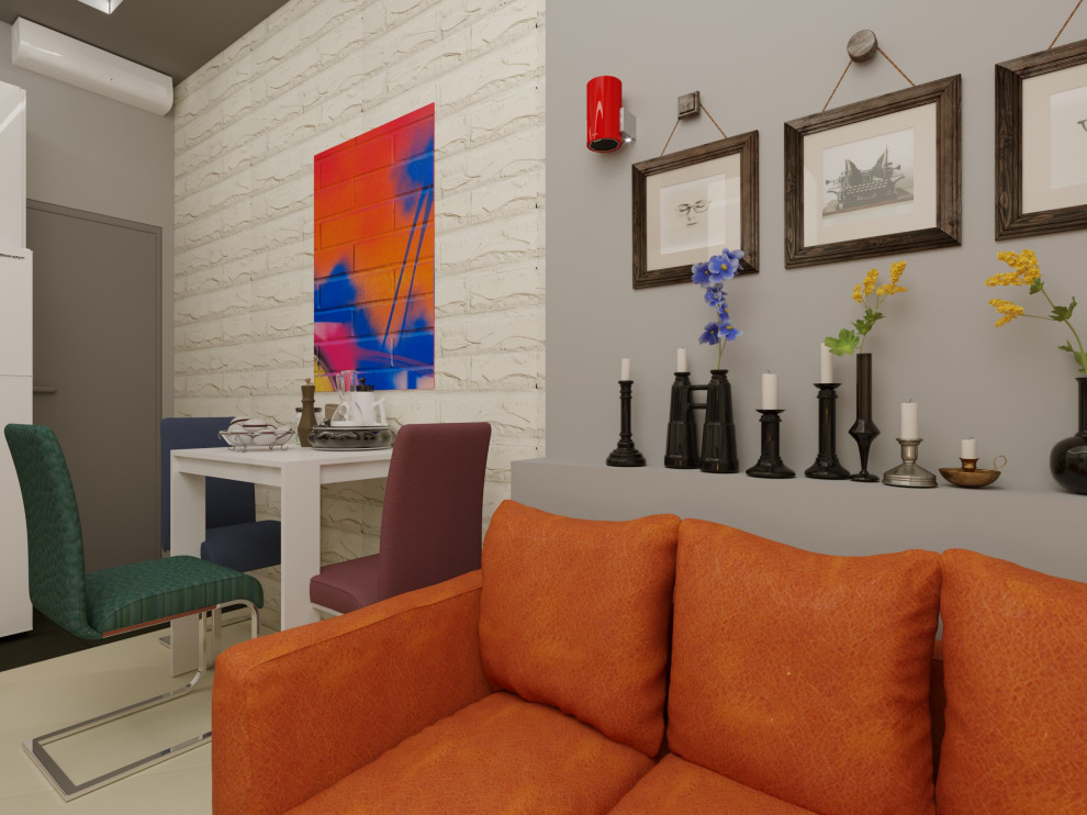 Дизайн проект однокомнатной квартиры ЖК Лесное озеро