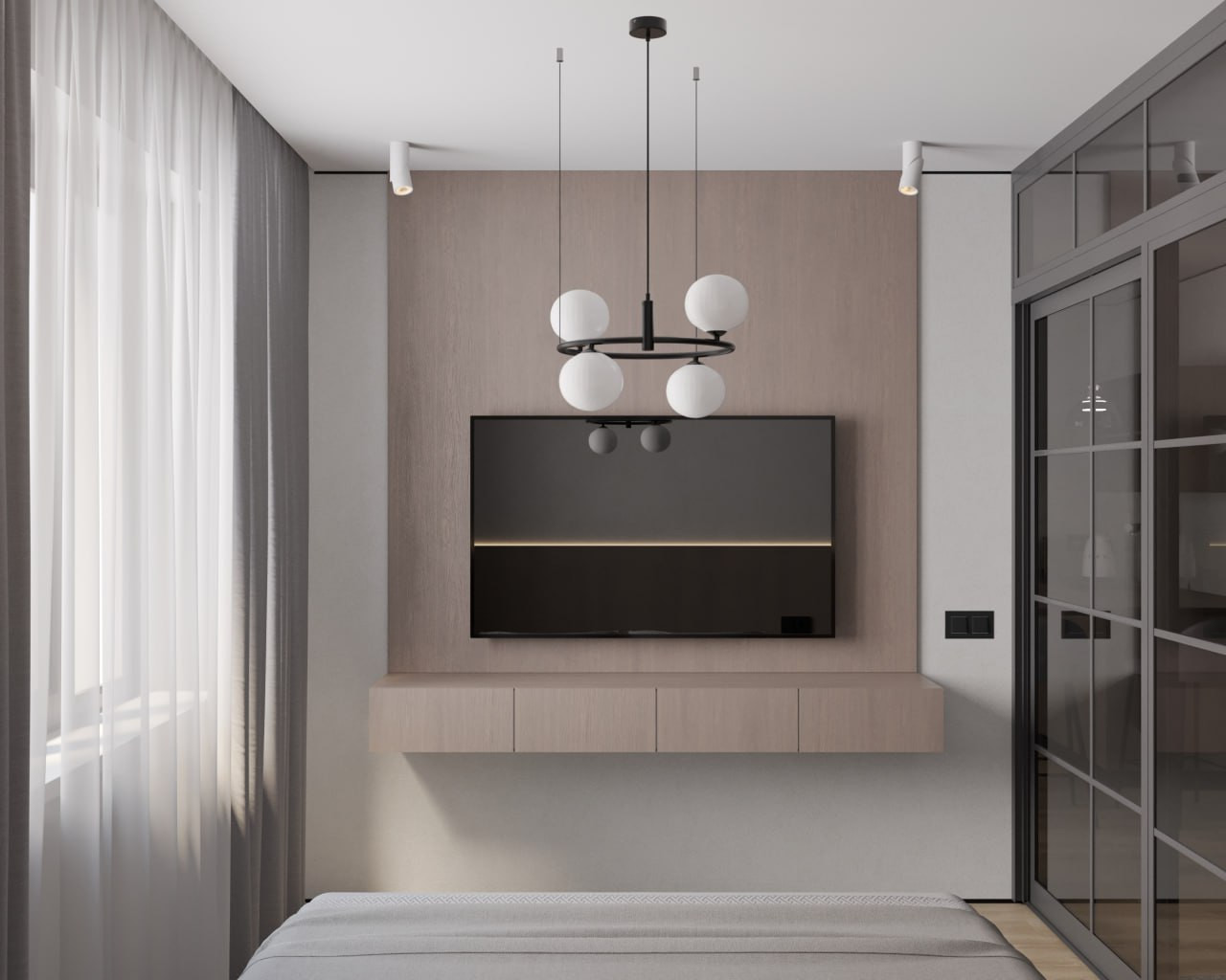 Однокомнатная квартира в стиле минимализм