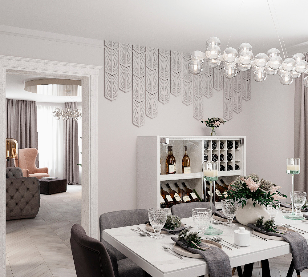 гостиная+столовая