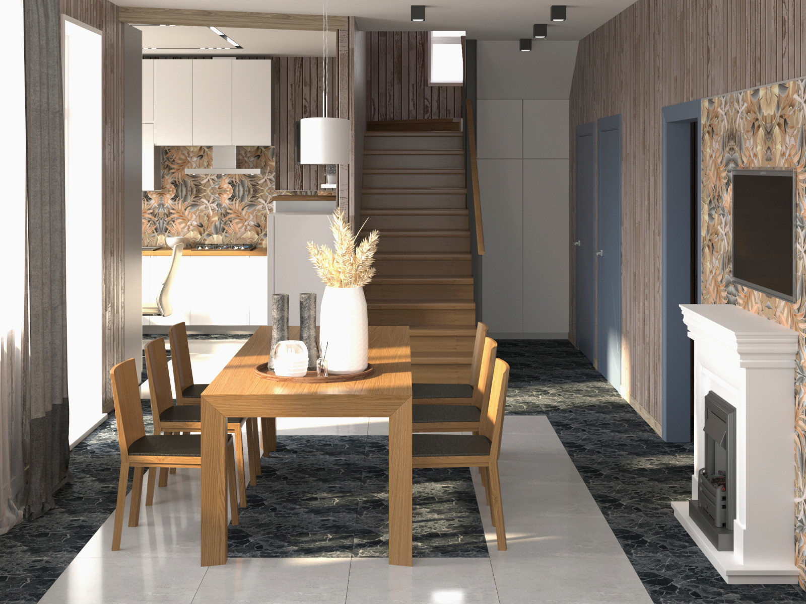 Интерьер деревянного дома, Нижегородская область