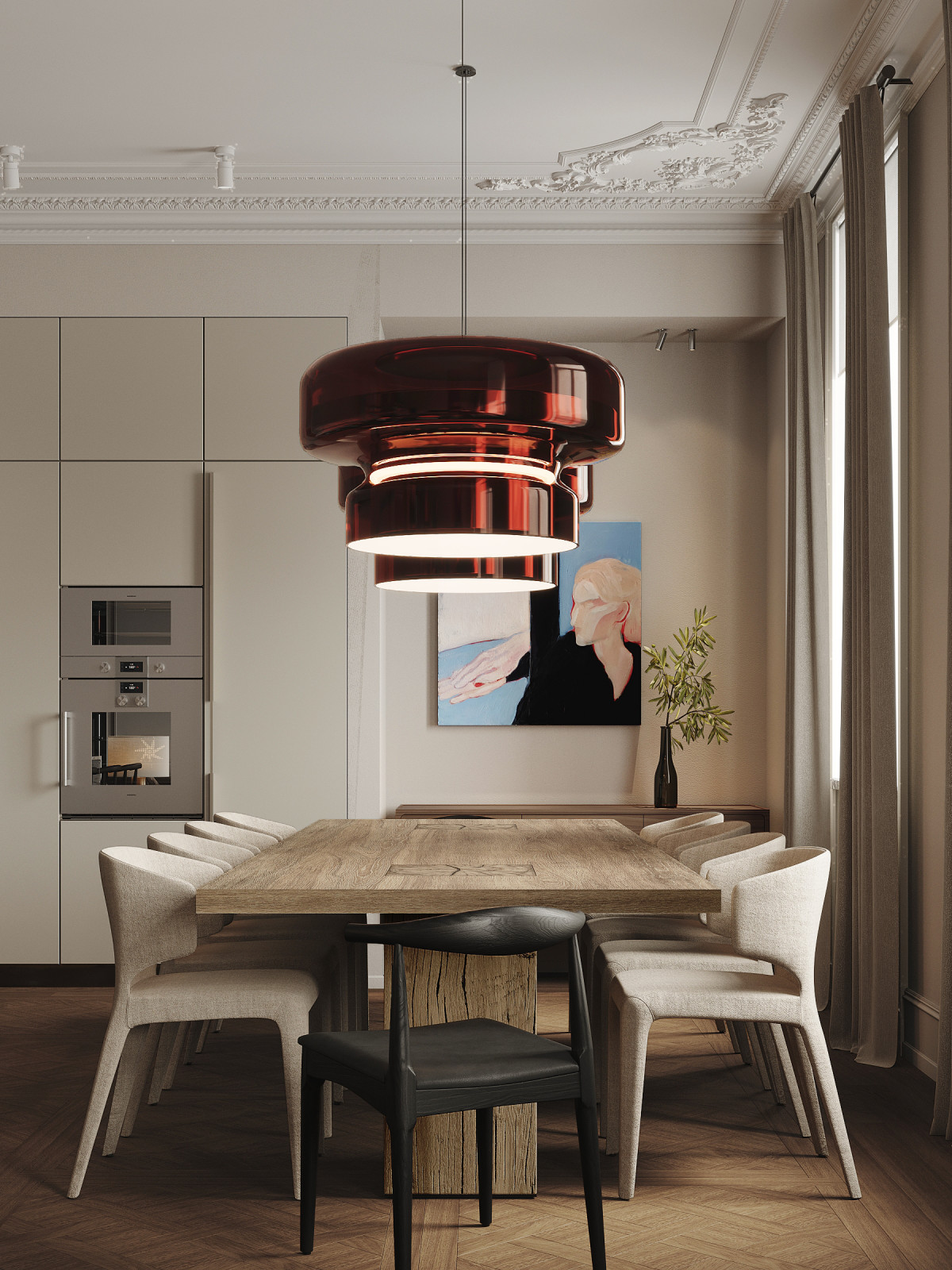 Яркая квартира с баром