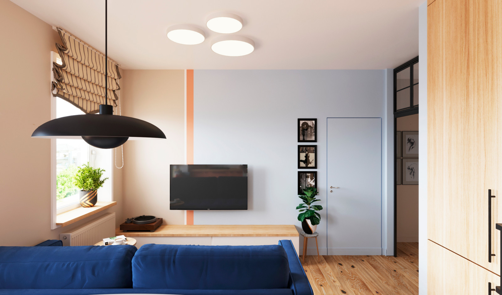 Проект с лососевой кухней