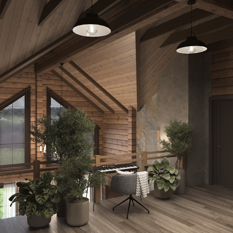 Дом деревянный