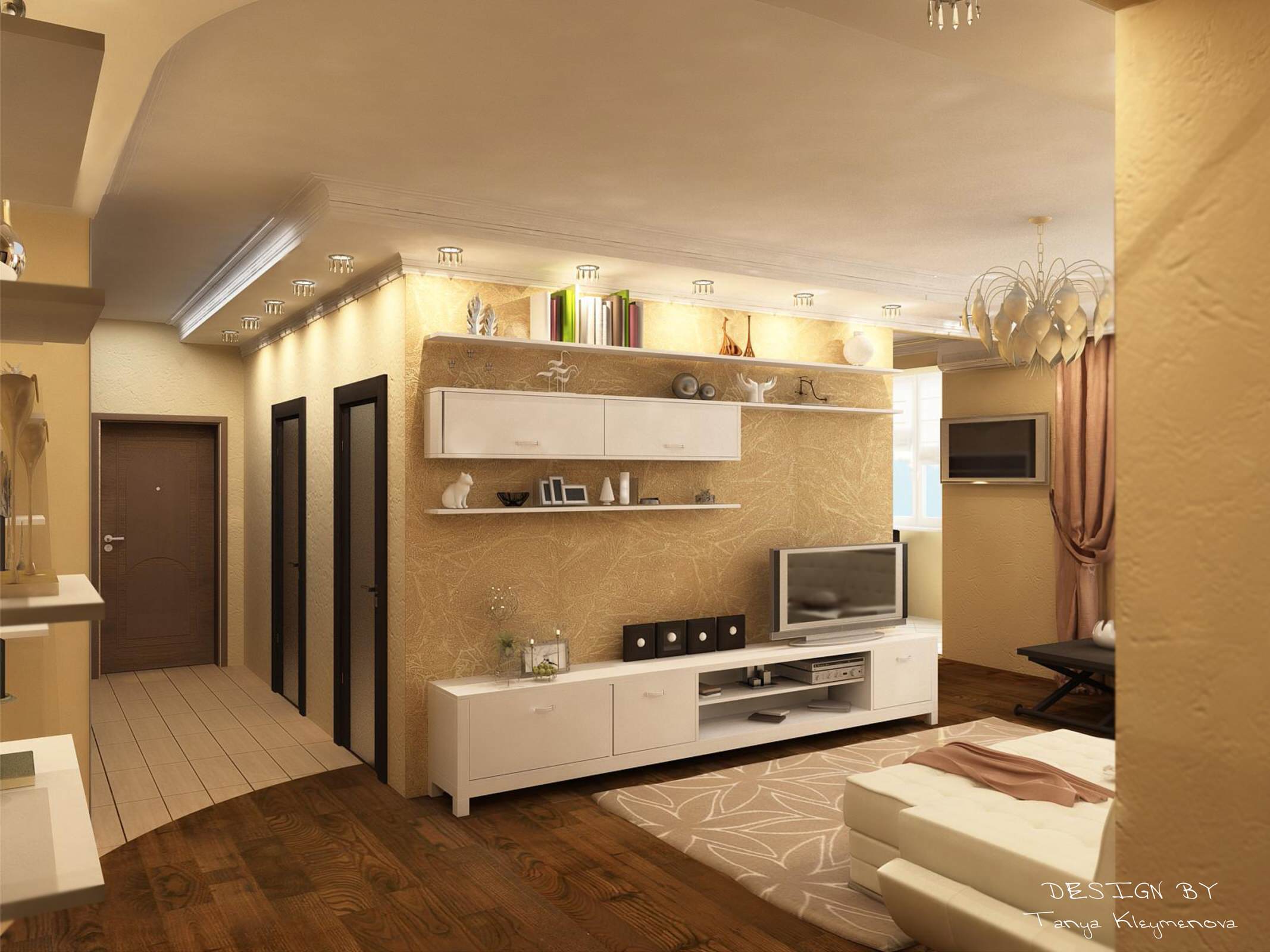 Обложка проекта: Теплый интерьер для теплых людей