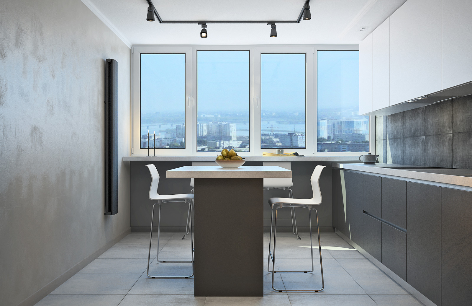 Современная однокомнатная квартира для молодого человека.