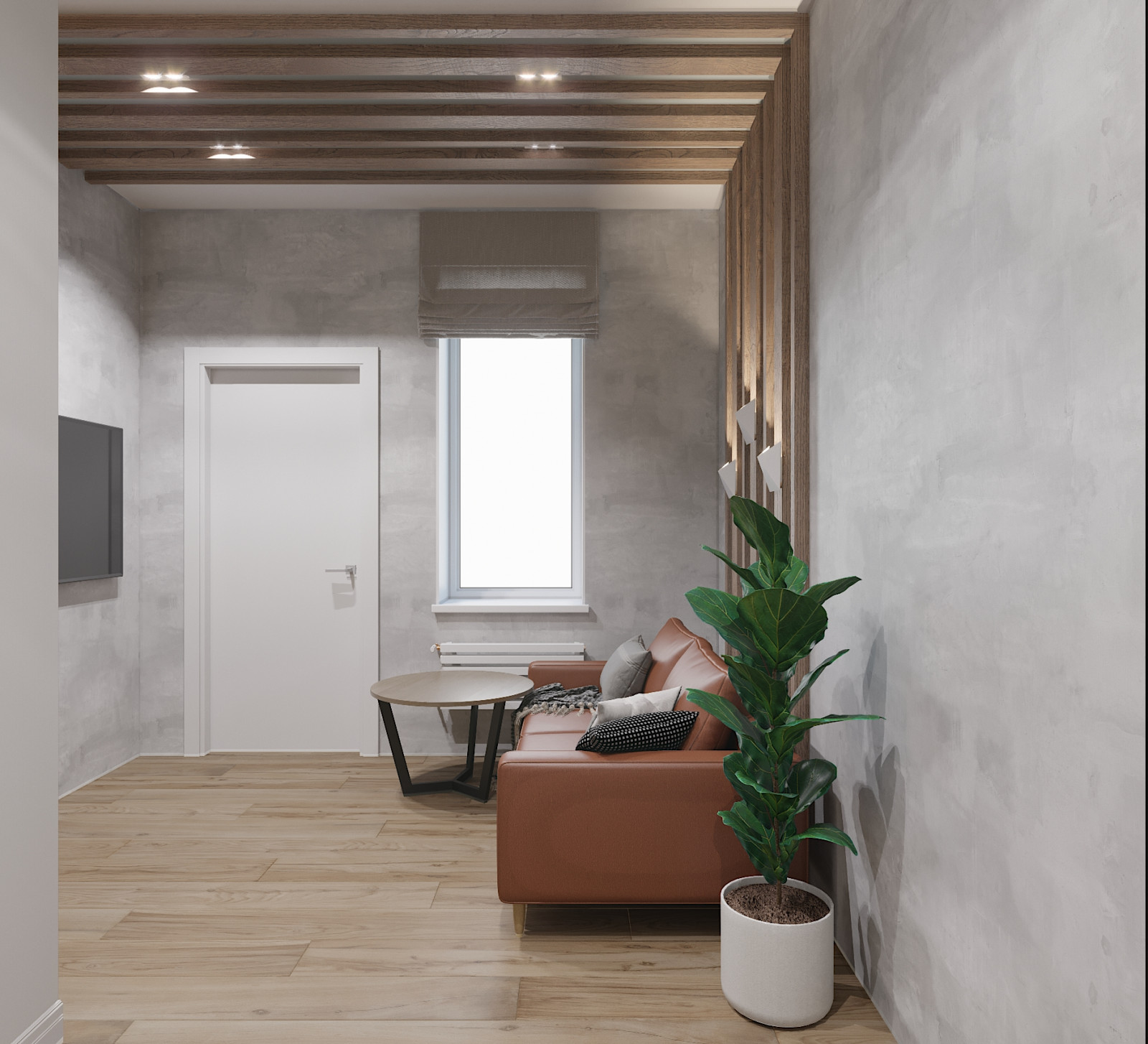 Дом в теплых оттенках