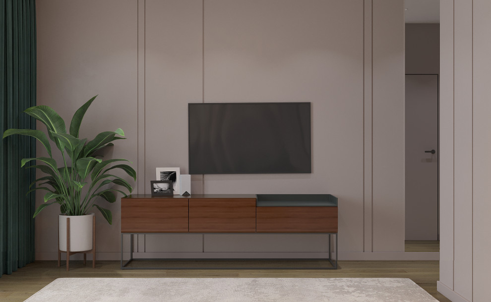 Квартира за городом в природных цветах