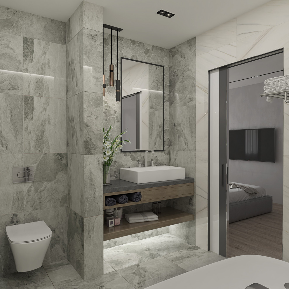 Этюд в теплых тонах: 4-комнатная квартира 106 м2