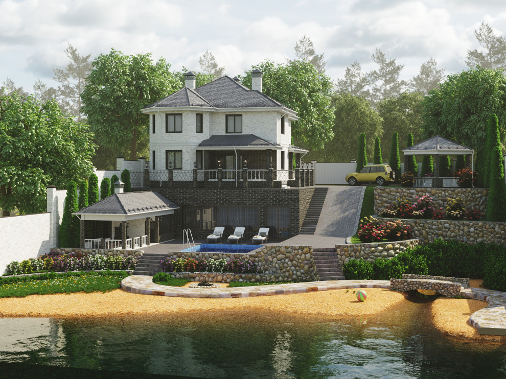 Обложка проекта: House by the lake