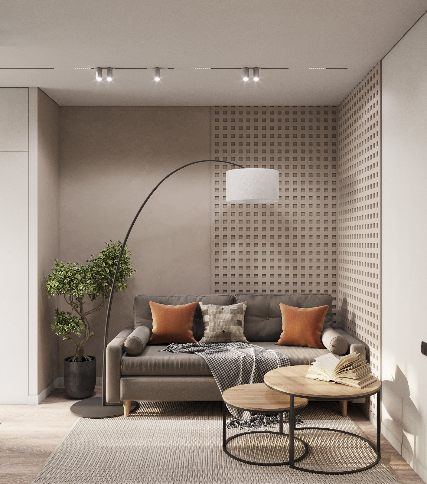 Обложка проекта: Гостиная-спальня 22 кв.м.