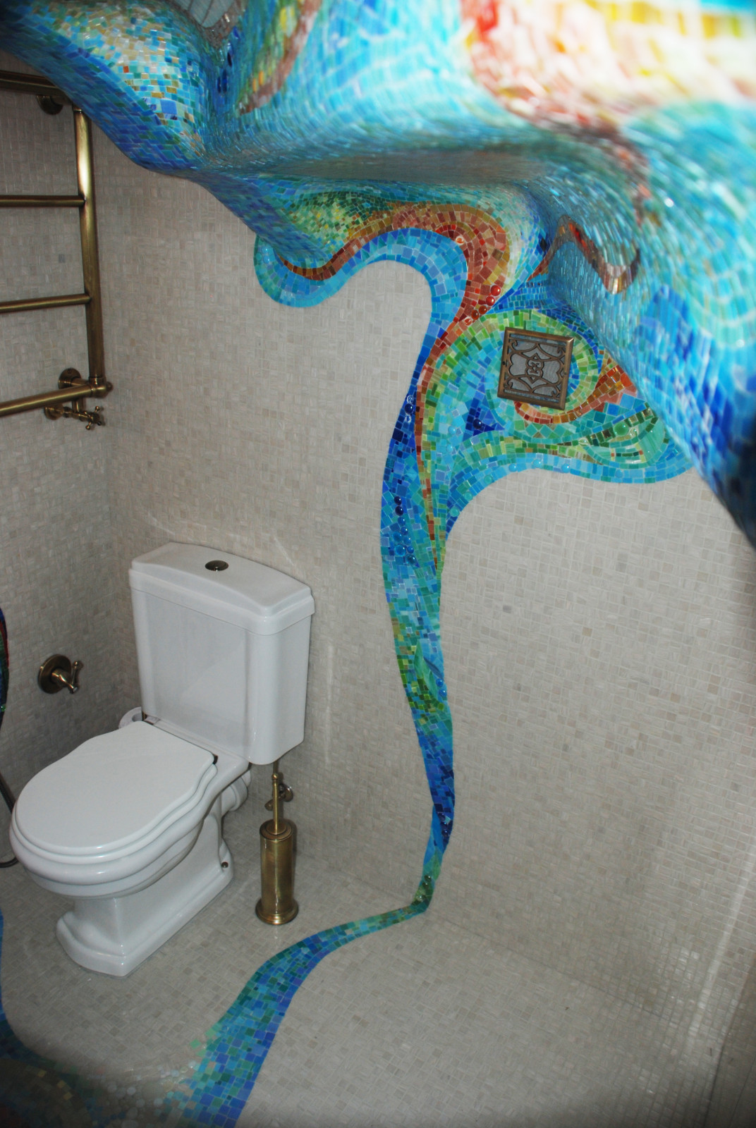 Colorful abstract art mosaic