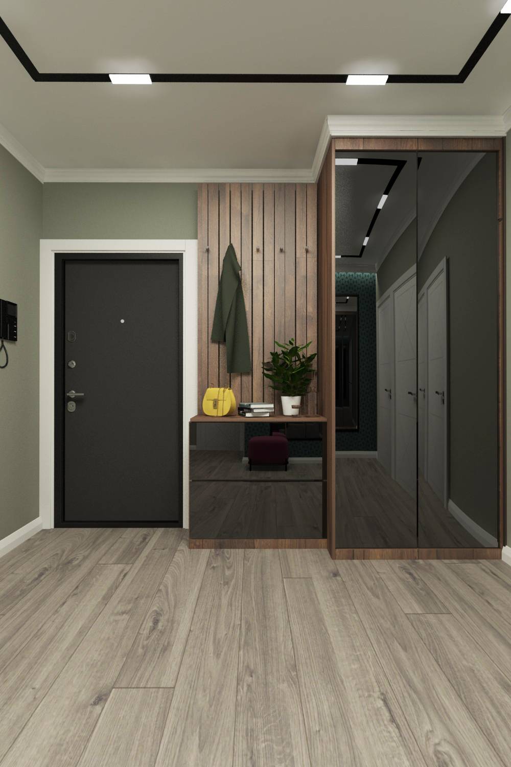 Трехкомнатная квартира в современном стиле в г. Новороссийск