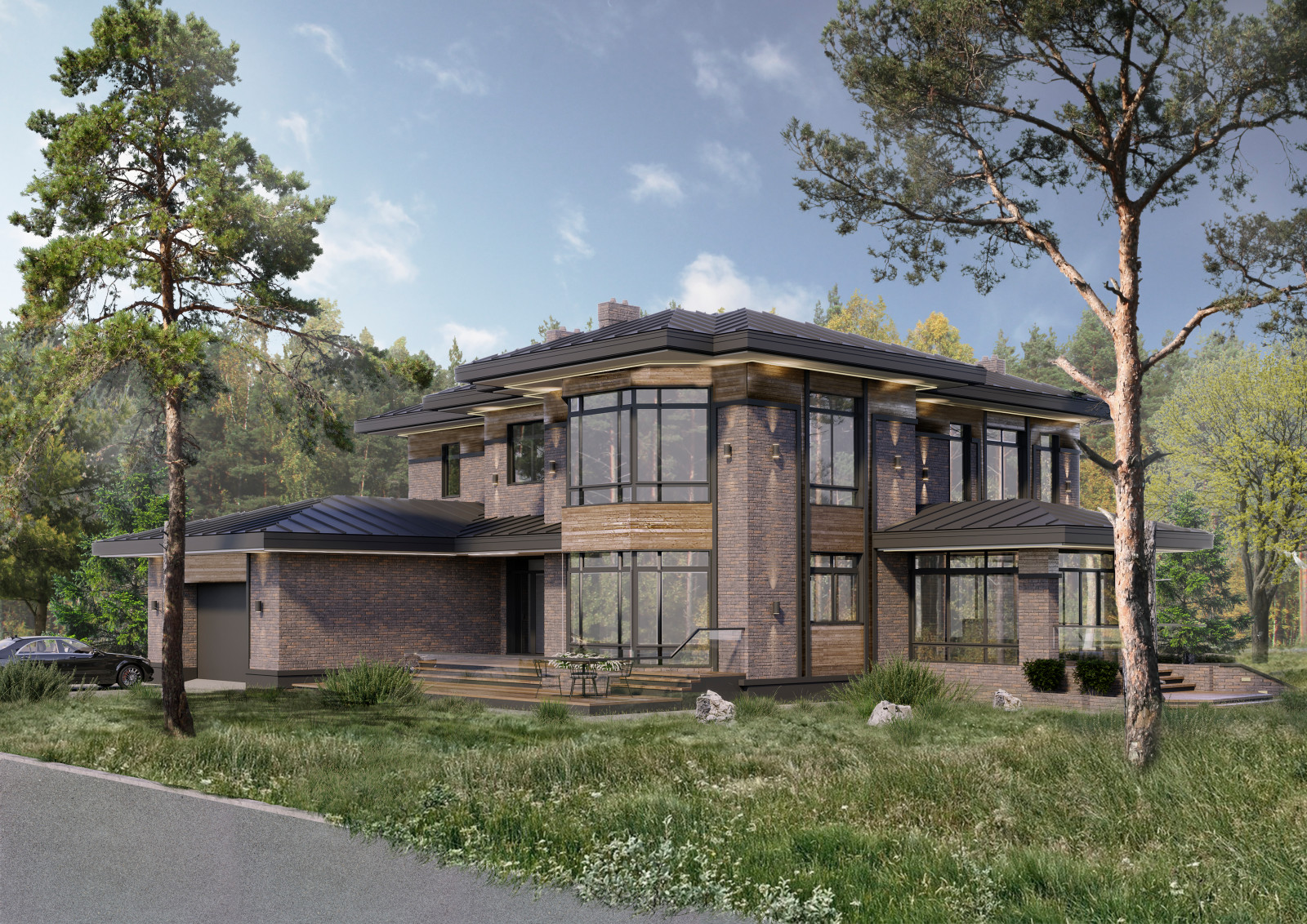 дом в стиле Прерий