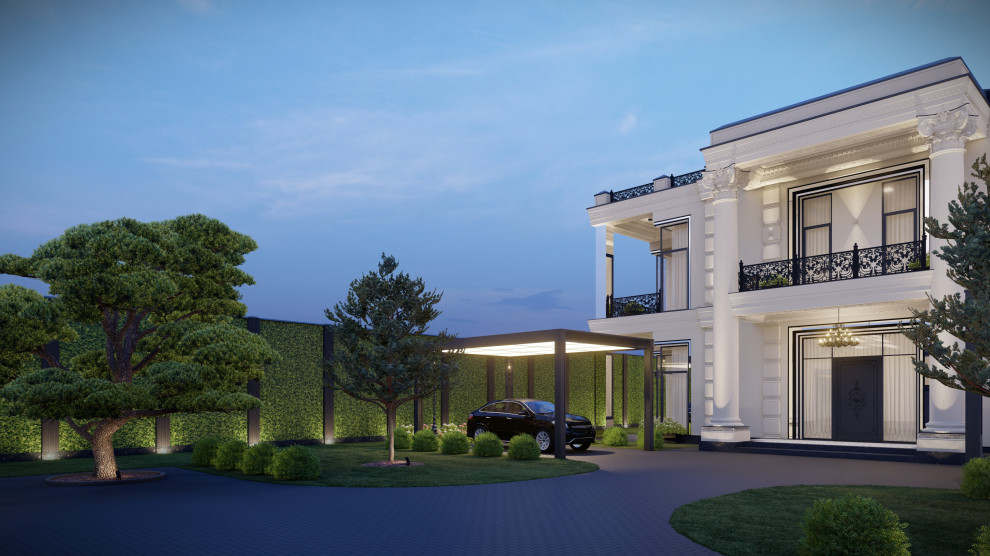 Разработка и оформление экстерьера и фасадов в проекте загородной резиденции