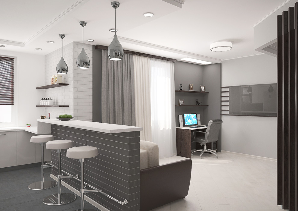 Квартира – студия для энергичного молодого парня.