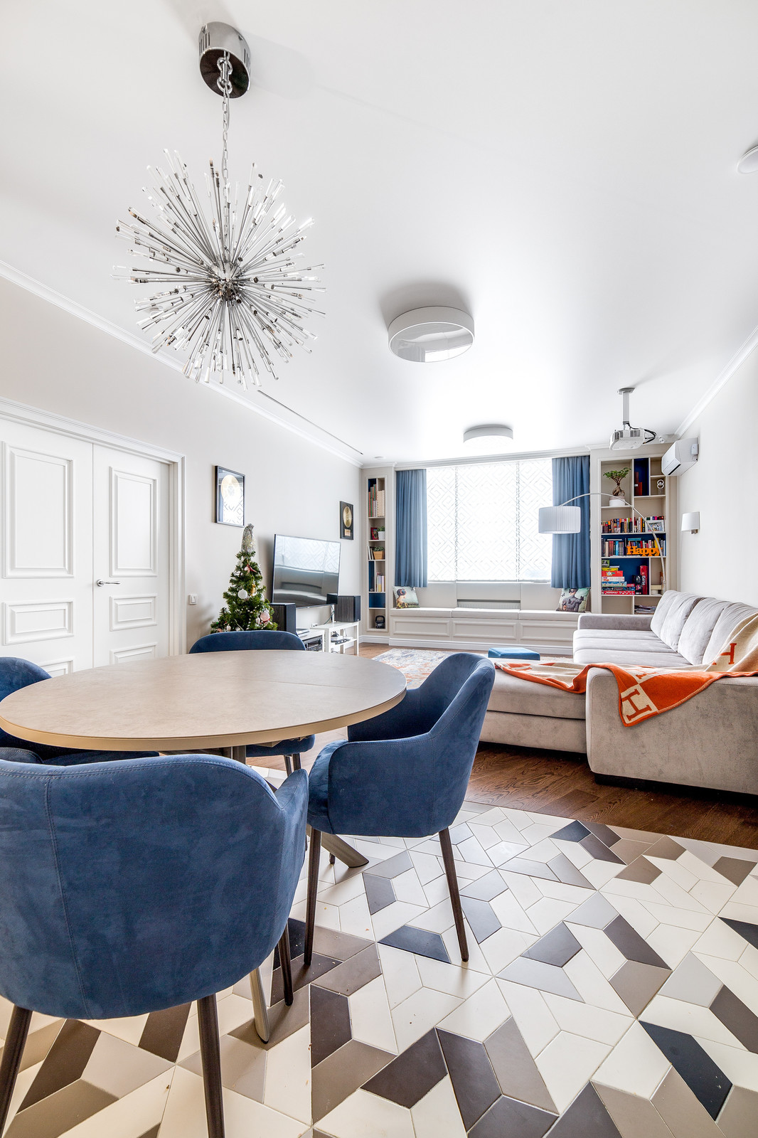 Квартира 130м2 в стиле Нео классика