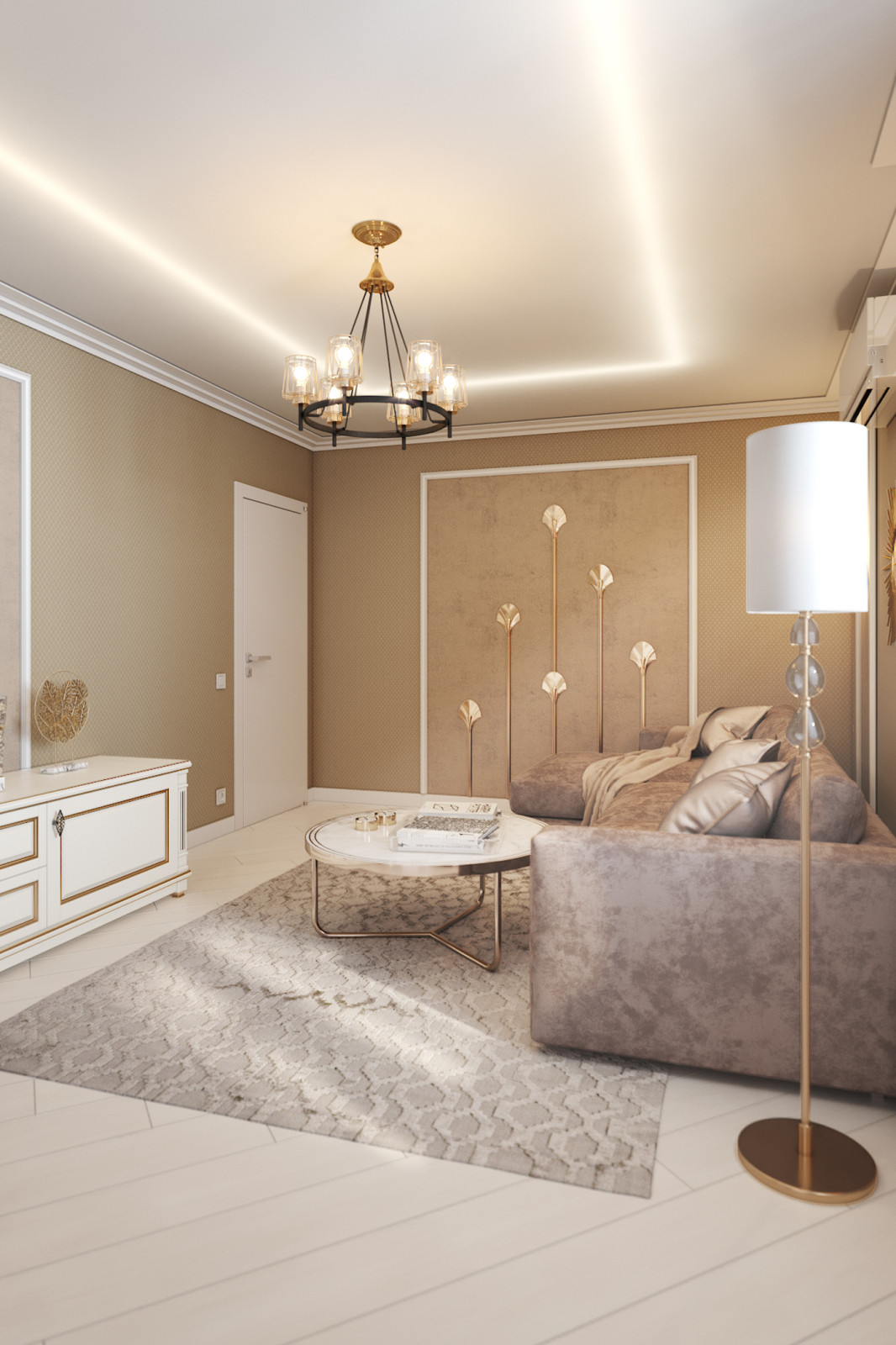 Дизайн-проект квартиры в ЖК «Аркадия»