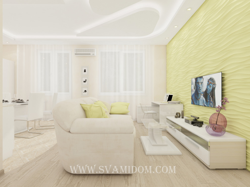 Кухня-столовая-гостиная