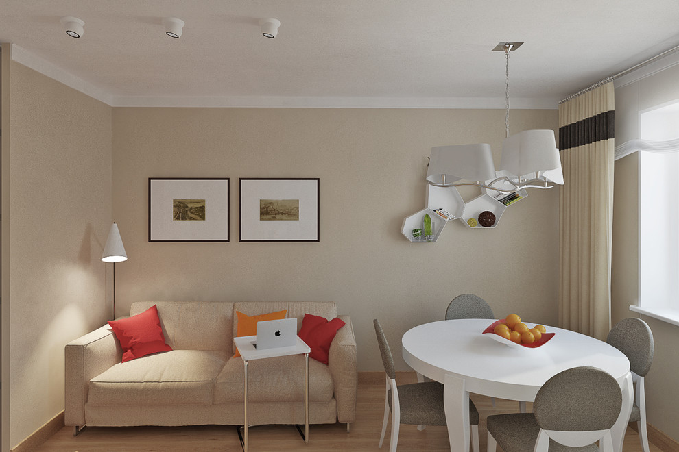 "Четверо в доме не считая собаки". Небольшая квартира для семьи в Москве.