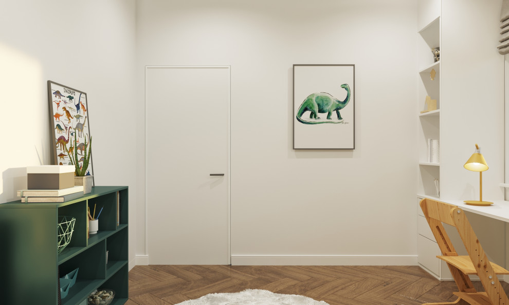 Проект детской комнаты "Мир динозавров"