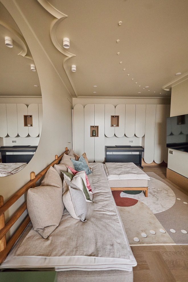 Кухня-столовая с завитком гюль