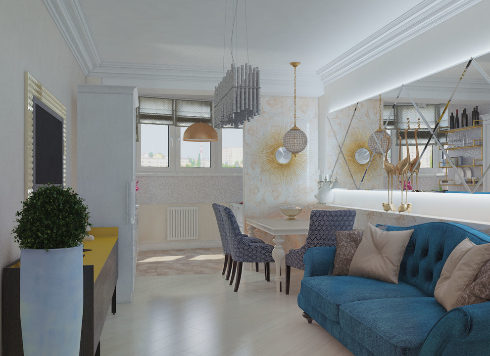 Обложка проекта: Двухкомнатная квартира в стиле Art Deco