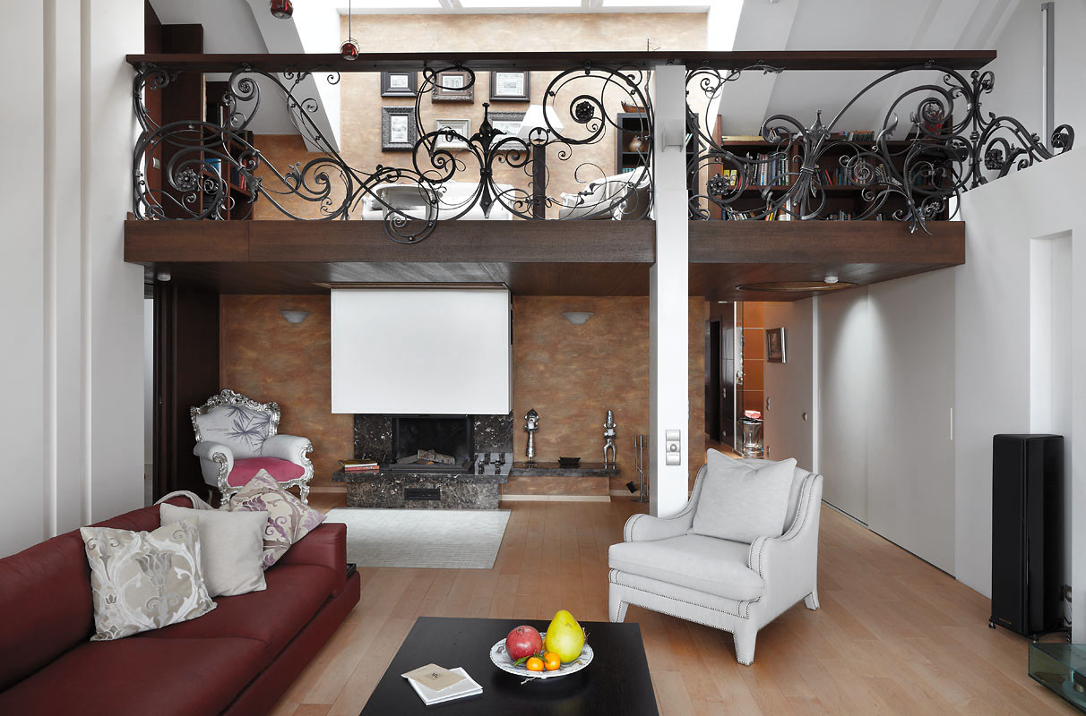 модерн с вкраплениями необорокко