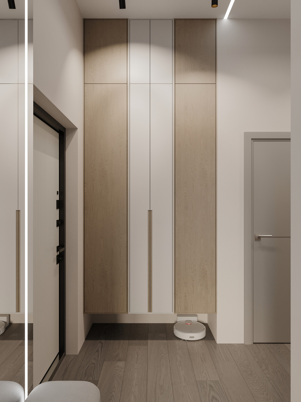 Светлая квартира для семьи из двух человек