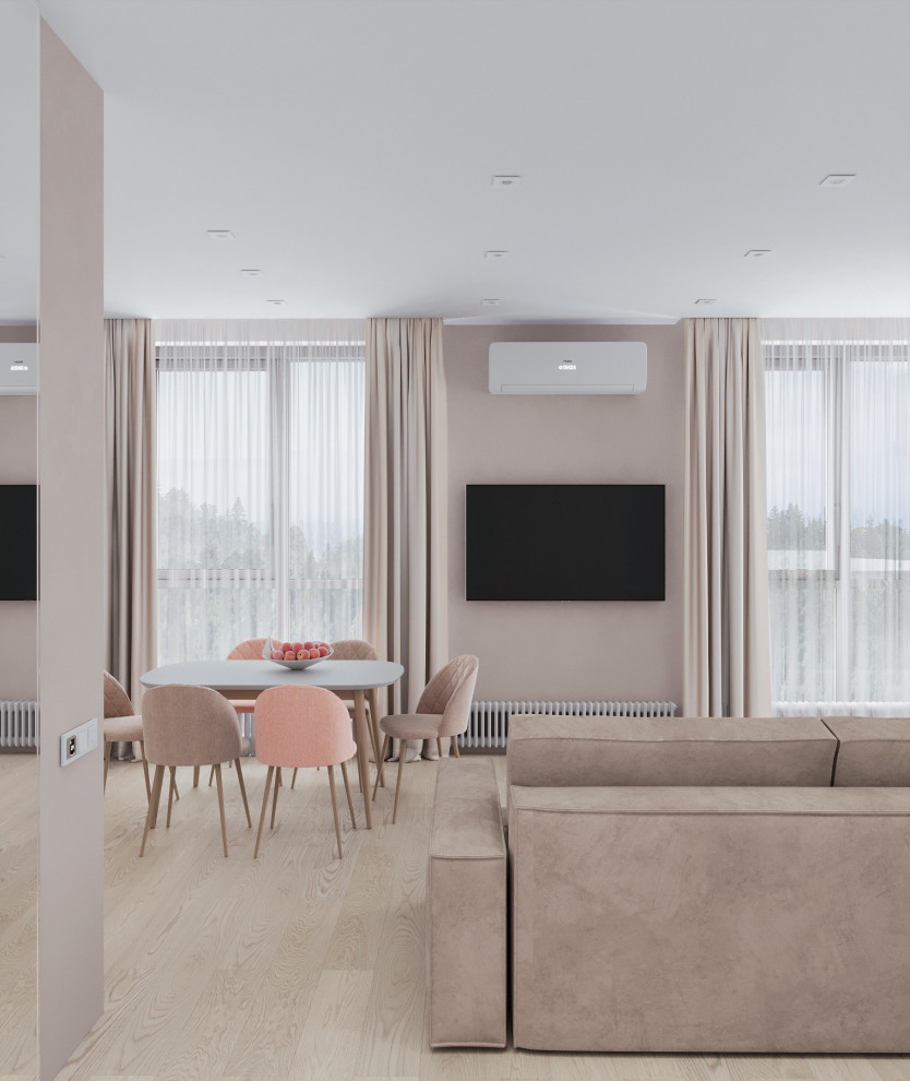 Проект "Персиковый минимализм"