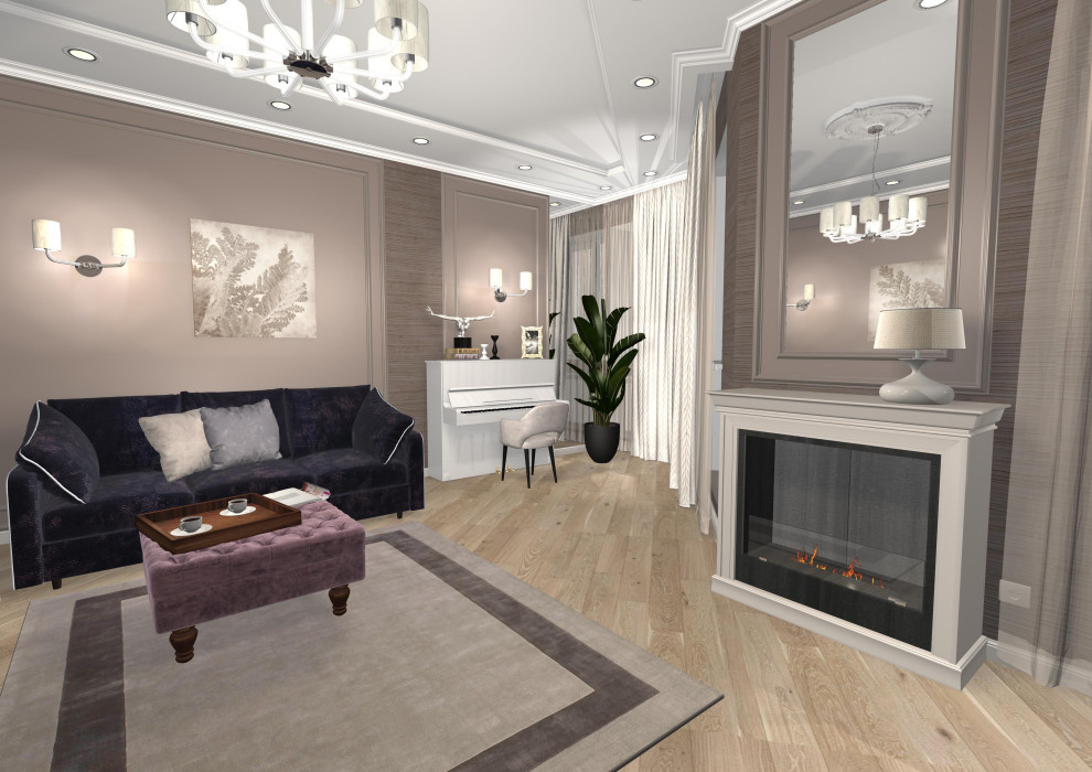 Обложка проекта: Гостиная "какао со сливками" (виз)