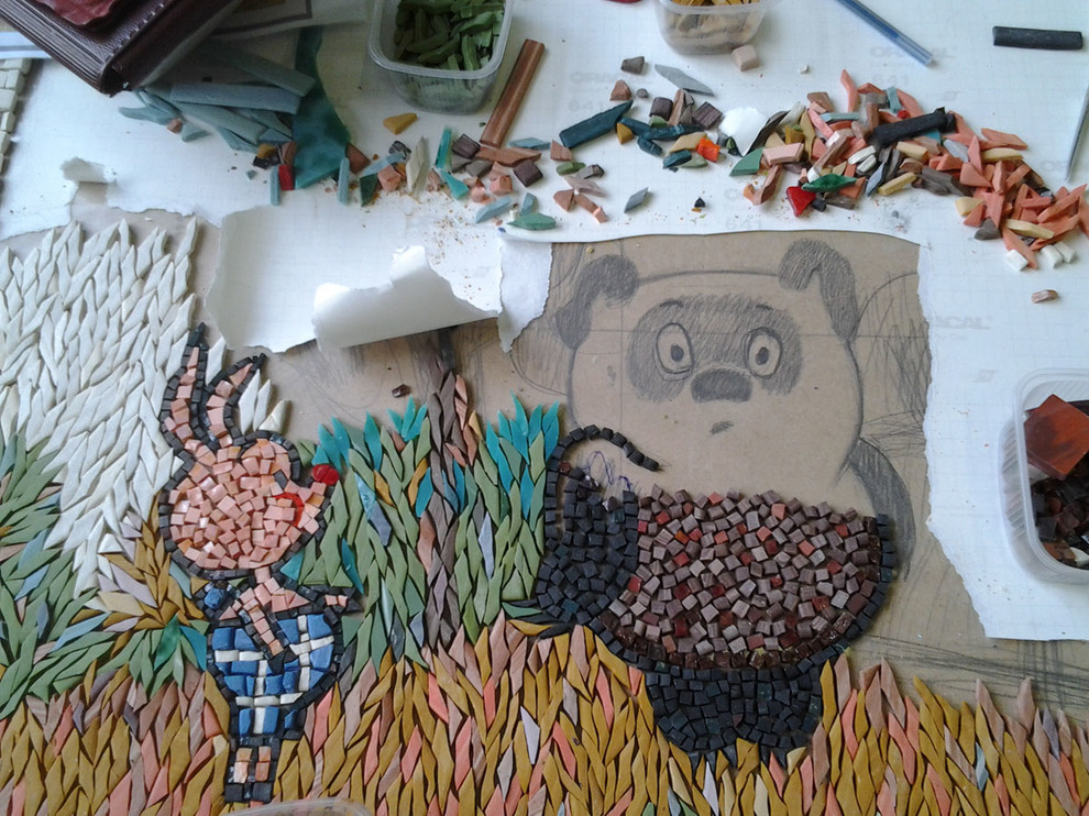 Мозаика в работе