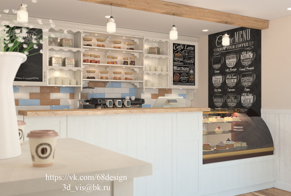 Дизайн кофейни площадью 20 м2