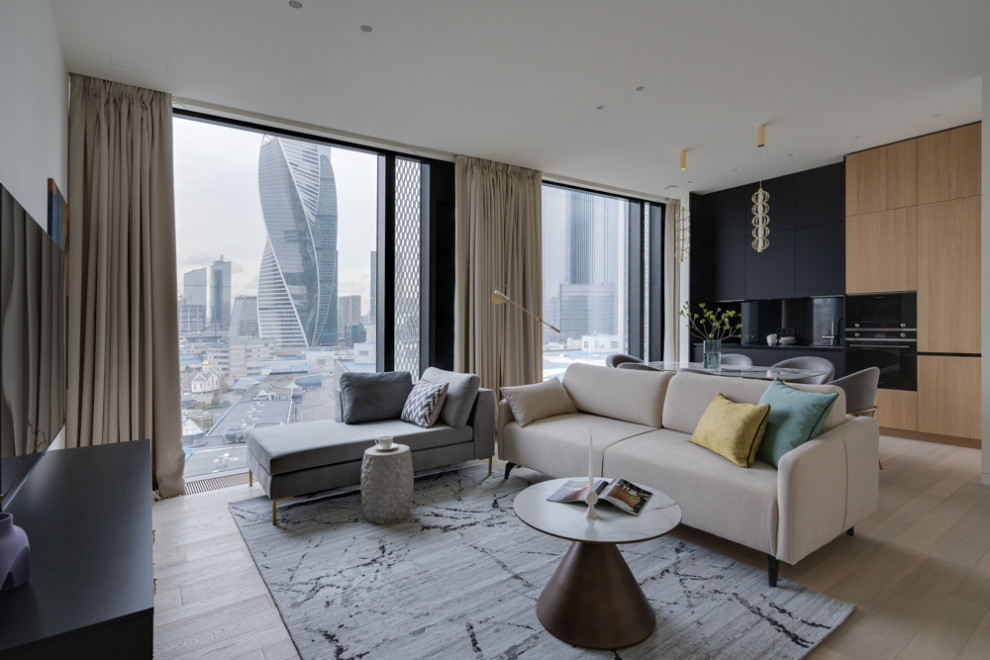 Комплектация и хоумстейджинг в небоскребе Москва Сити, ЖК Capital Towers