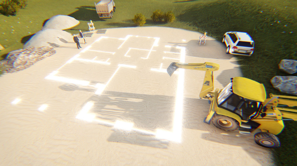 Обложка проекта: одноэтажный дом с террасой с фронтом на главном фасаде низкий бюджет