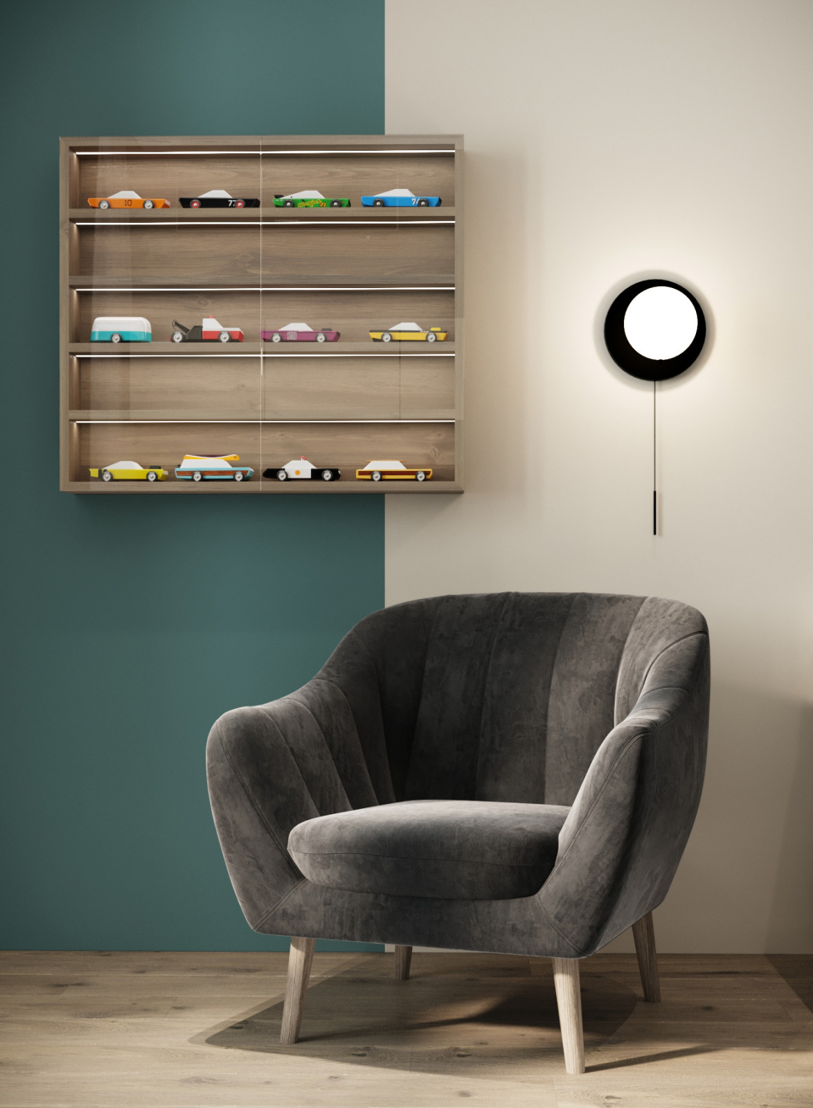 Дизайн-проект квартиры на Авиаторской 72,15 кв.м