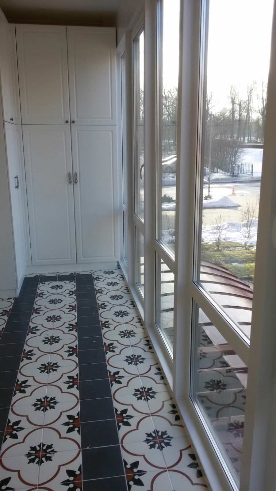 Замена фасадного остекления