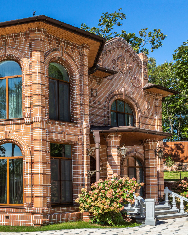 Загородный дом (усадьба) из кирпича