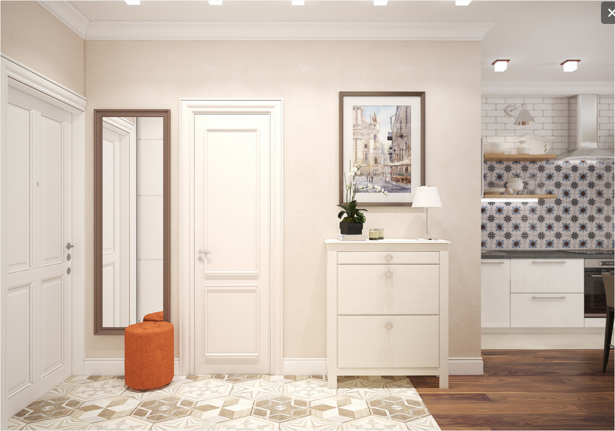 Квартира-студия в стиле 60х.